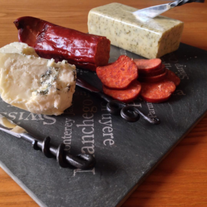 Slate Cheese Plate with engraving – River Slate Co.